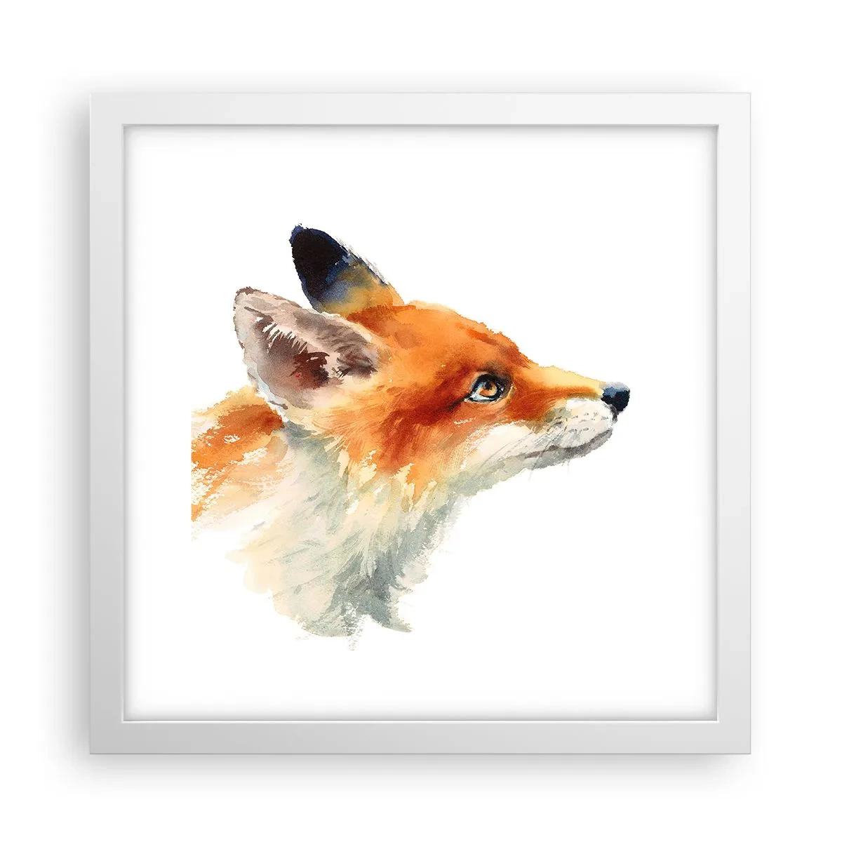 Poster in einem weißen Rahmen - Man kann nie vorsichtig genug sein - 30x30 cm