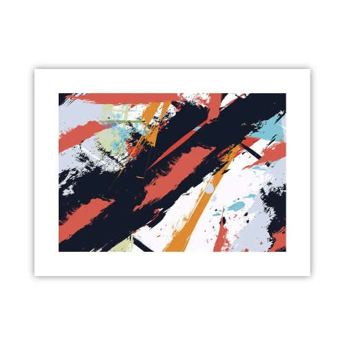 Poster - Dynamische Komposition - 40x30 cm