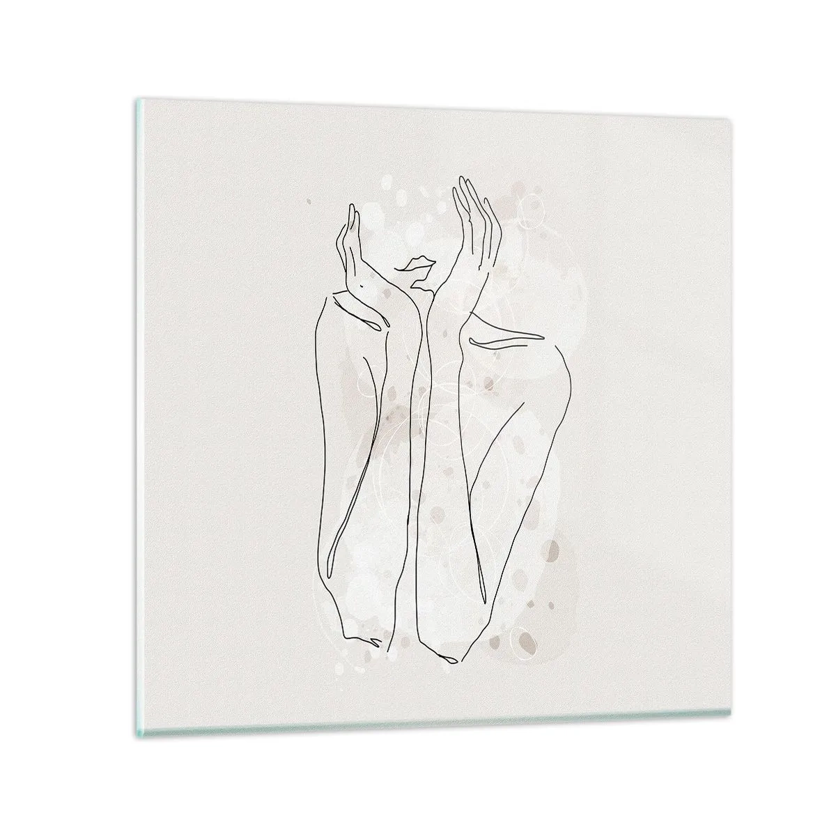 Glasbild - Bild auf glas - Ein träumerischer Moment - 70x70 cm