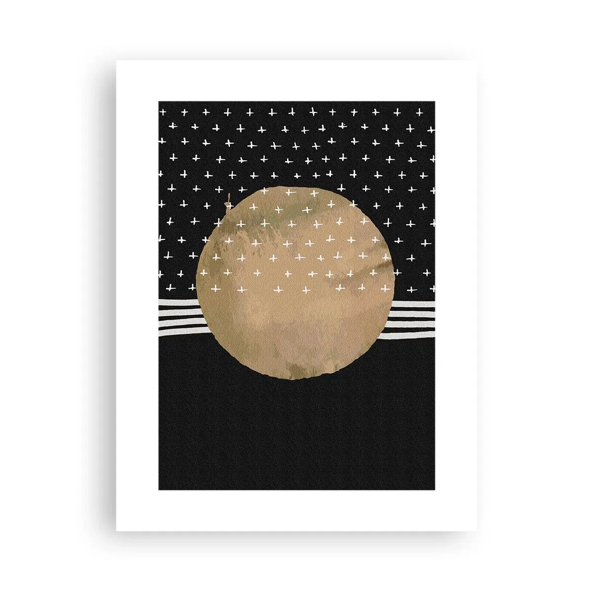 Poster - Komposition: Galaxienflagge - 30x40 cm