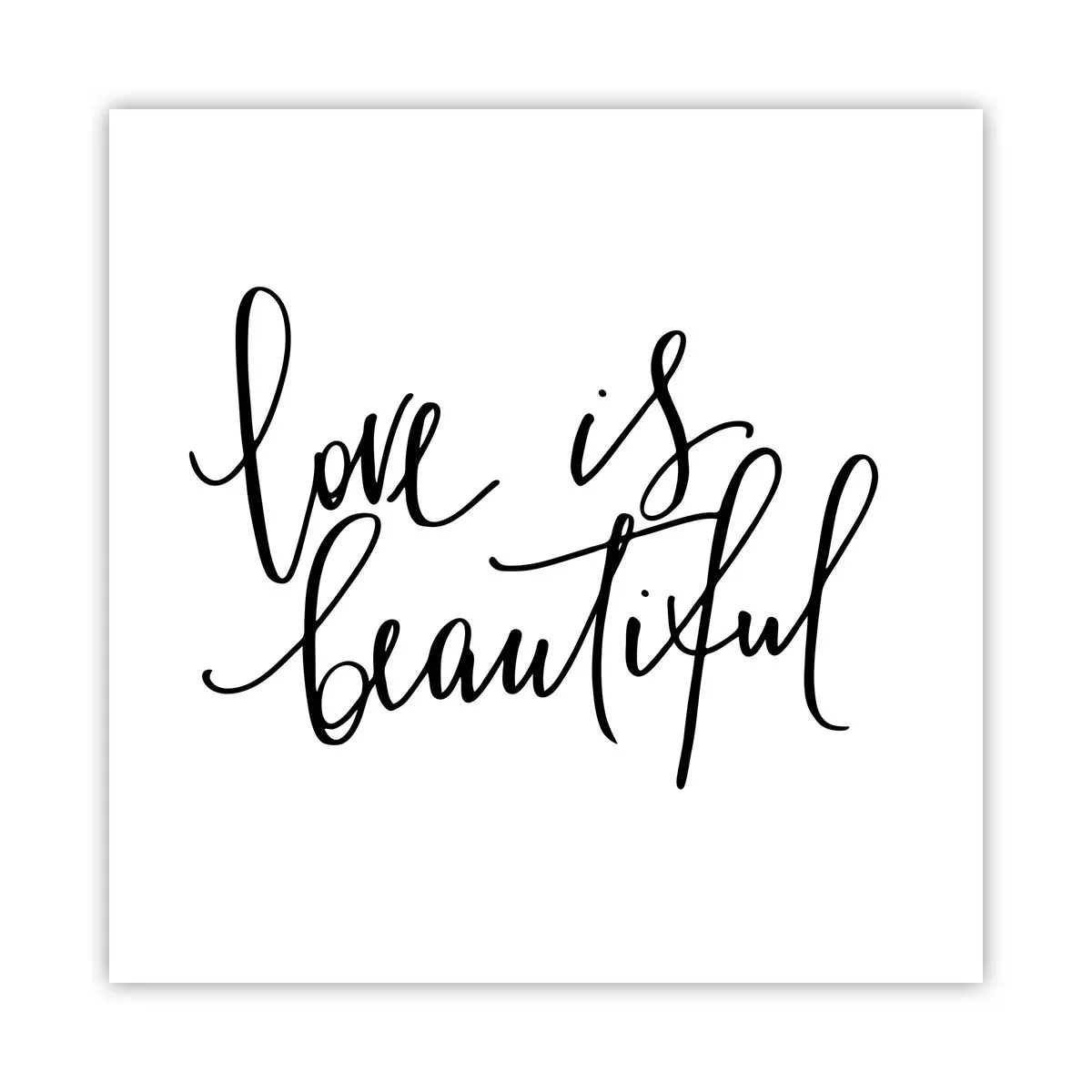 Poster - Lies und wiederhol - 50x50 cm