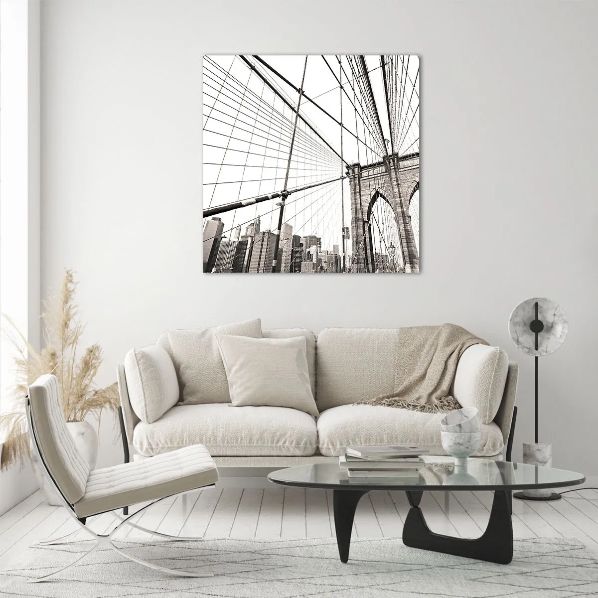 Glasbild - Bild auf glas - New Yorker Kathedrale - 50x50 cm