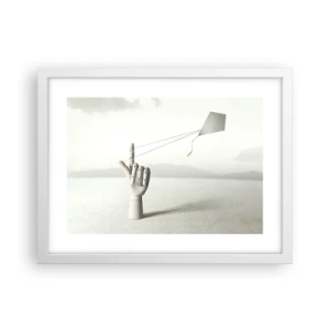 Poster in einem weißen Rahmen - Kraftprobe - 40x30 cm