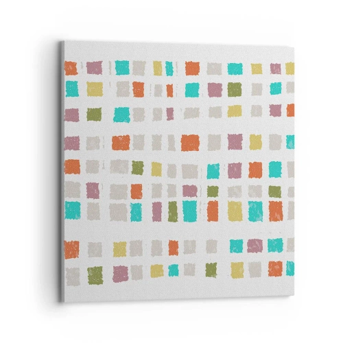 Bild auf Leinwand - Leinwandbild - Unbekanntes Spiel - 70x70 cm