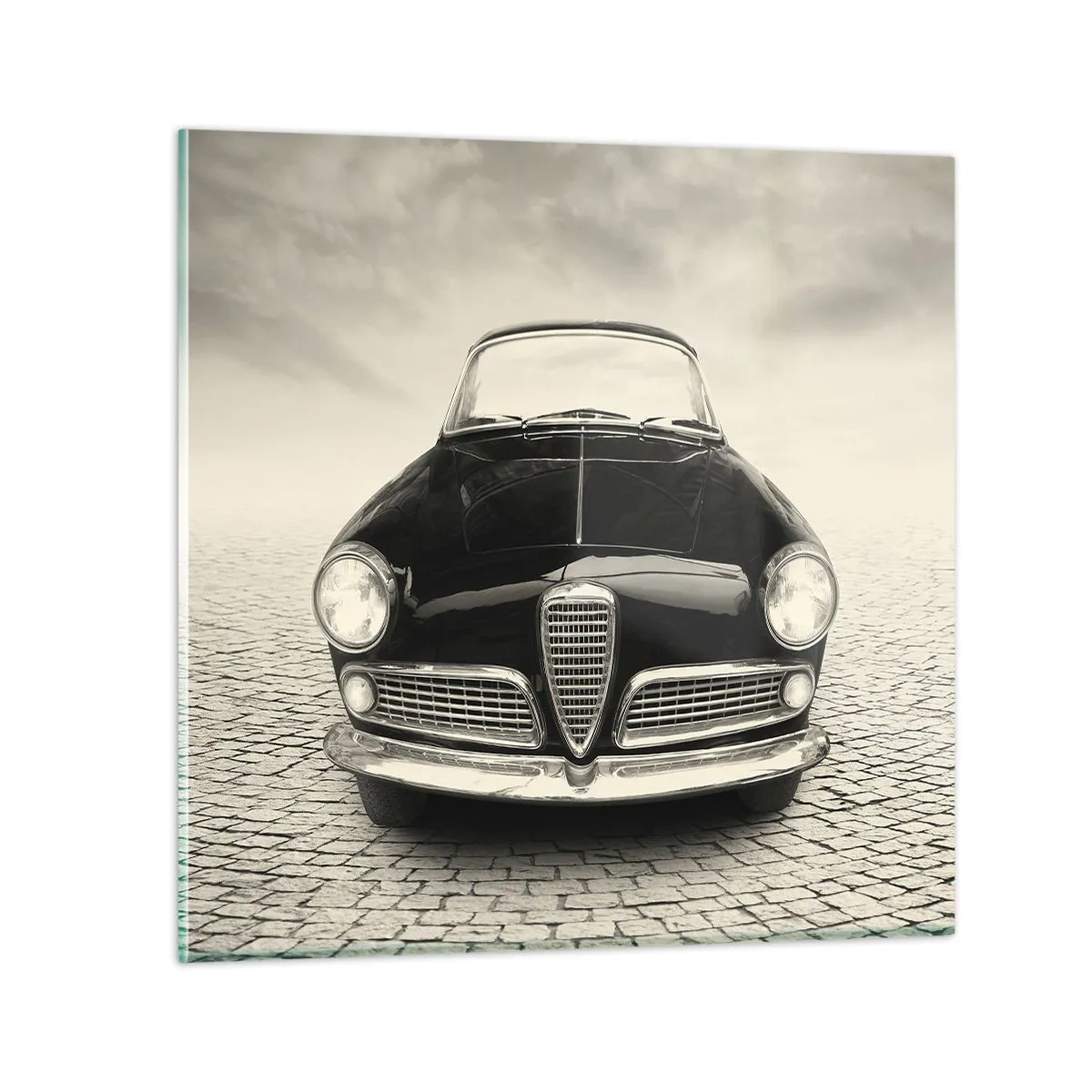 Glasbild - Bild auf glas - Man muss mich einfach lieben - 40x40 cm