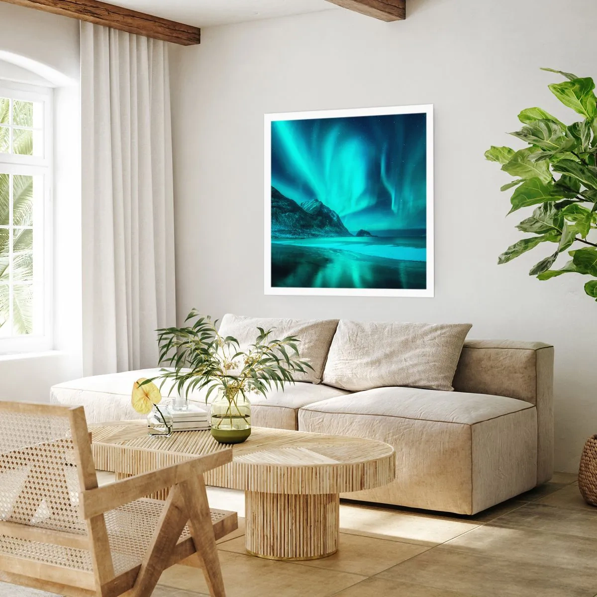 Poster - Wunder des Nordens - 60x60 cm