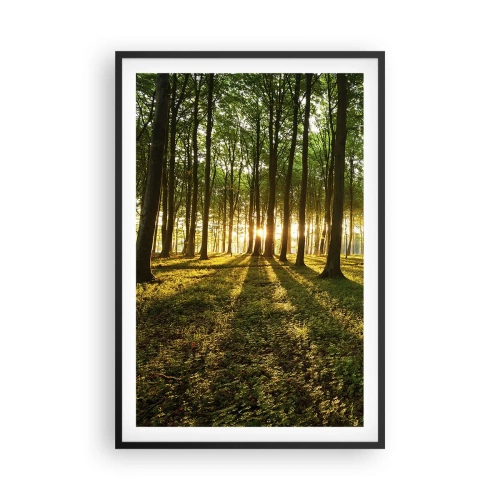 Poster in einem schwarzem Rahmen - Alle Frühlingsfotografie - 61x91 cm