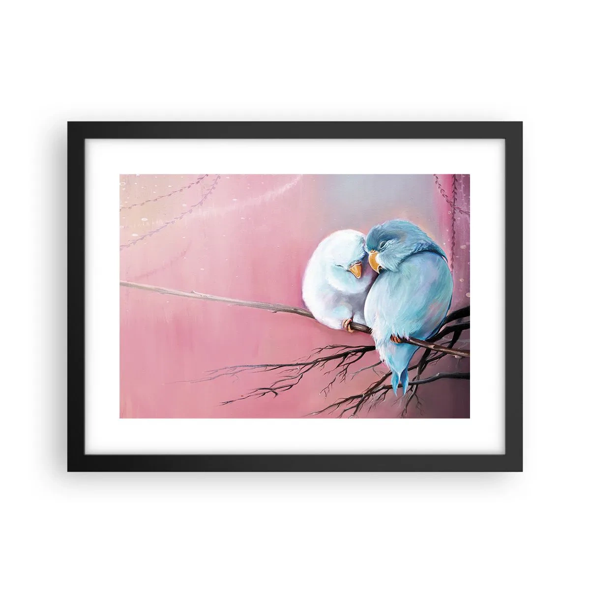 Poster in einem schwarzem Rahmen - Was kann ich hier hinzufügen? ... - 40x30 cm