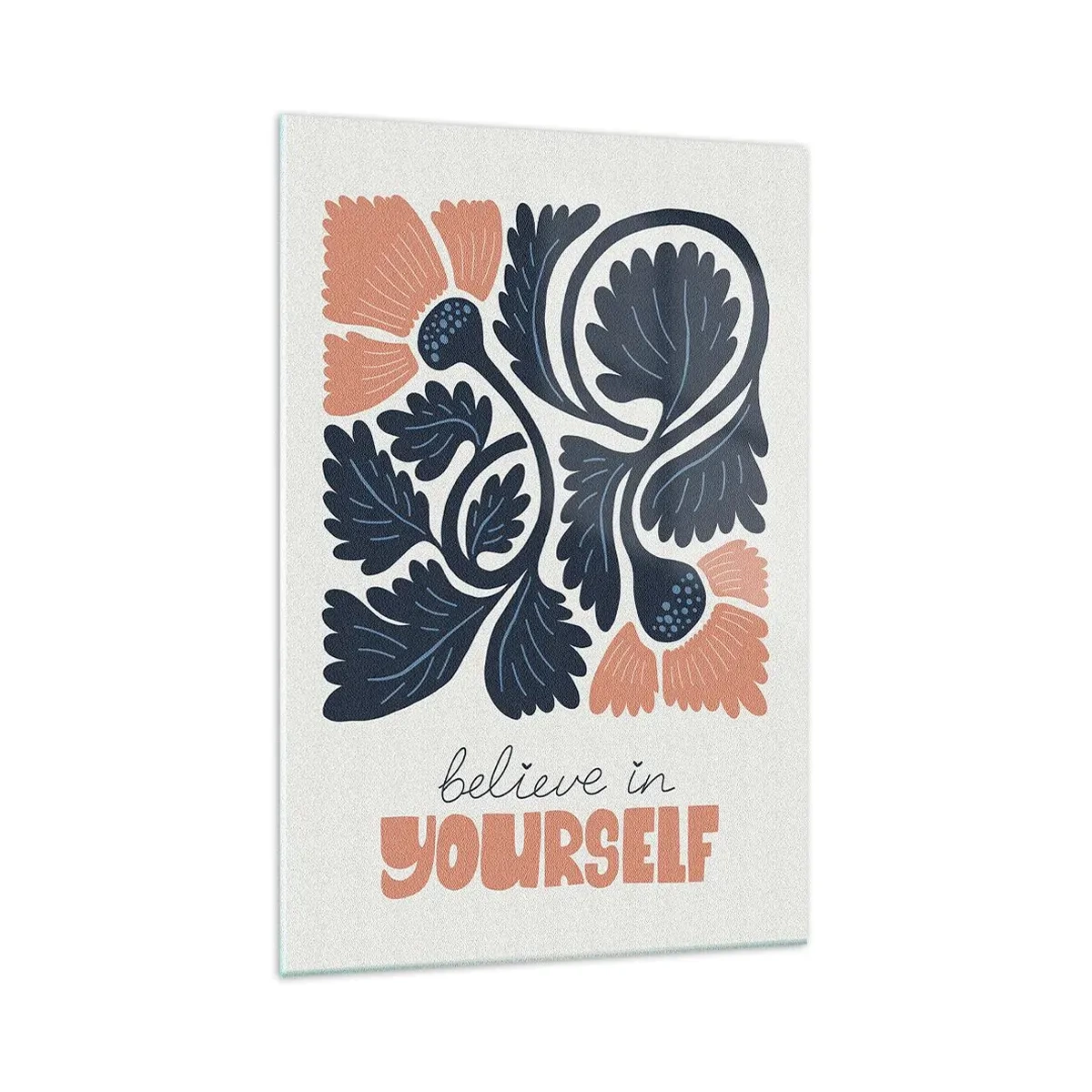 Glasbild - Bild auf glas - Und du gedeihst - 70x100 cm