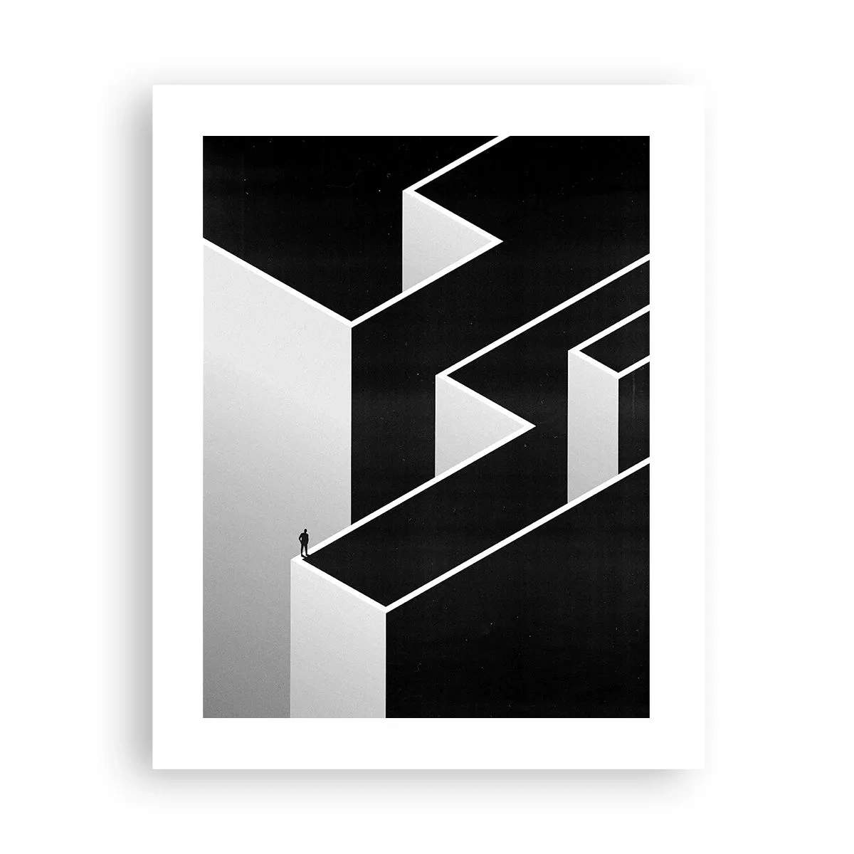 Poster - Einsamkeit an der Spitze - 40x50 cm