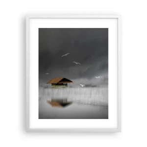 Poster in einem weißen Rahmen - Schutz vor Regen - 40x50 cm