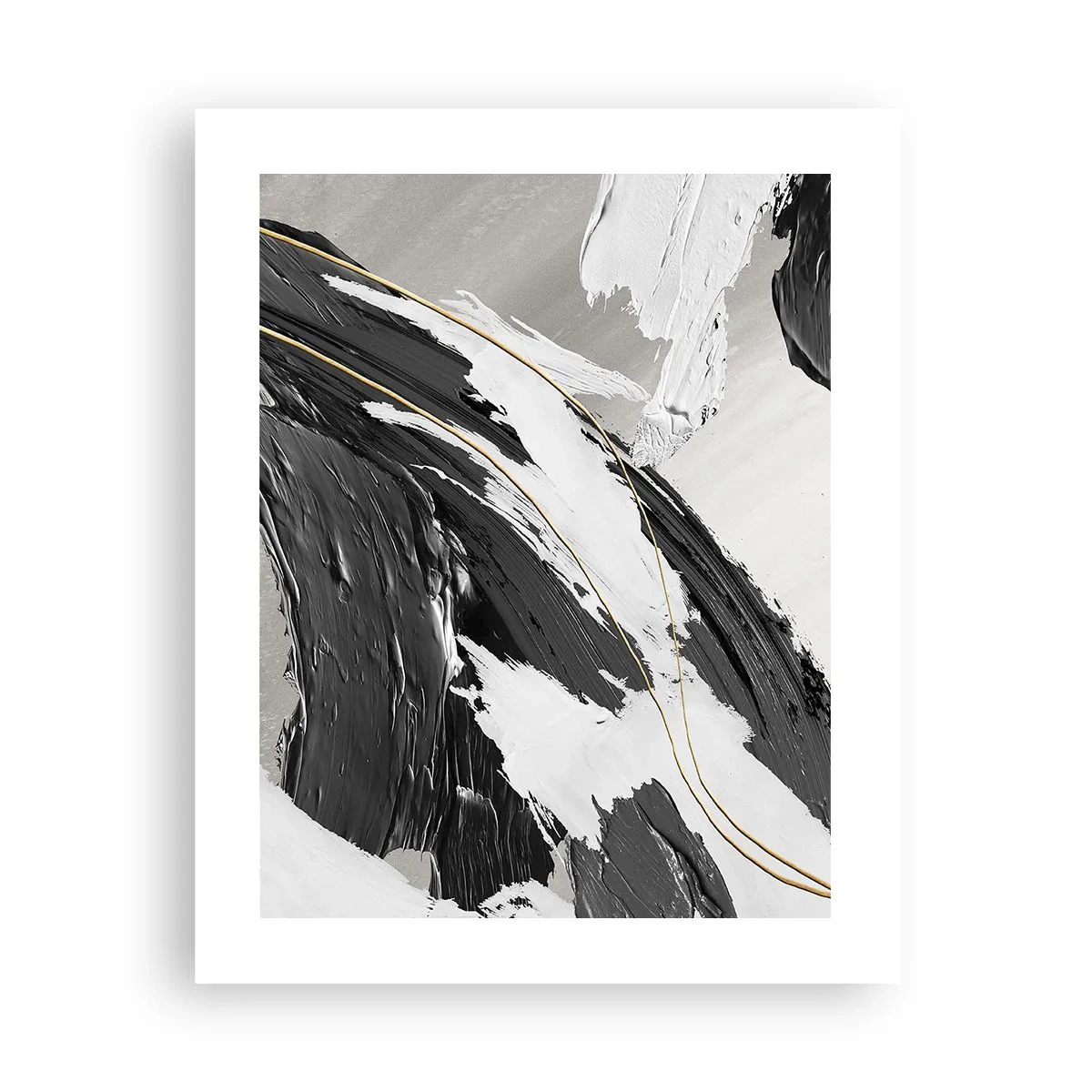 Poster - Abstraktion in großem Stil - 40x50 cm