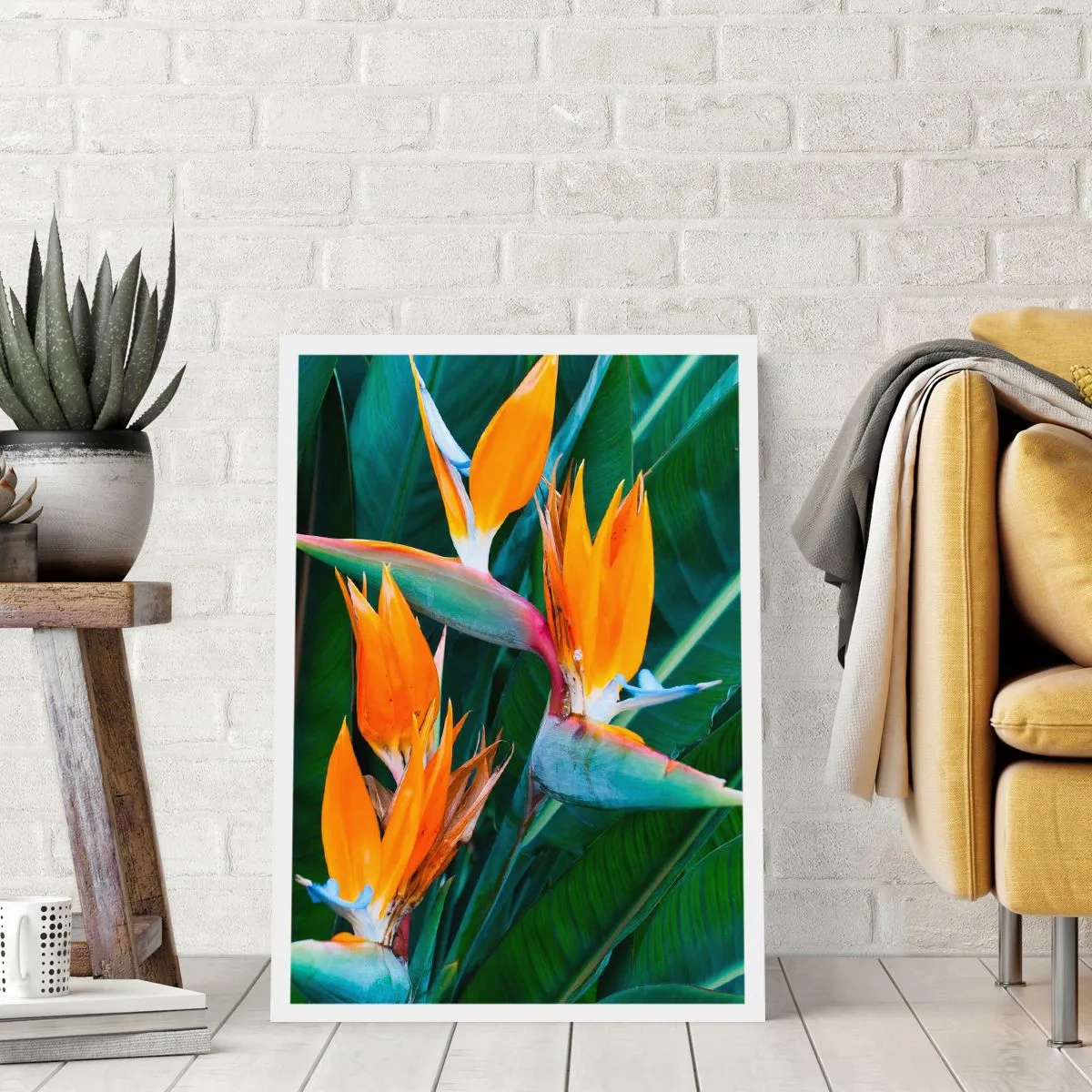 Poster - Ist es eine Blume oder ist es ein Vogel? - 70x100 cm
