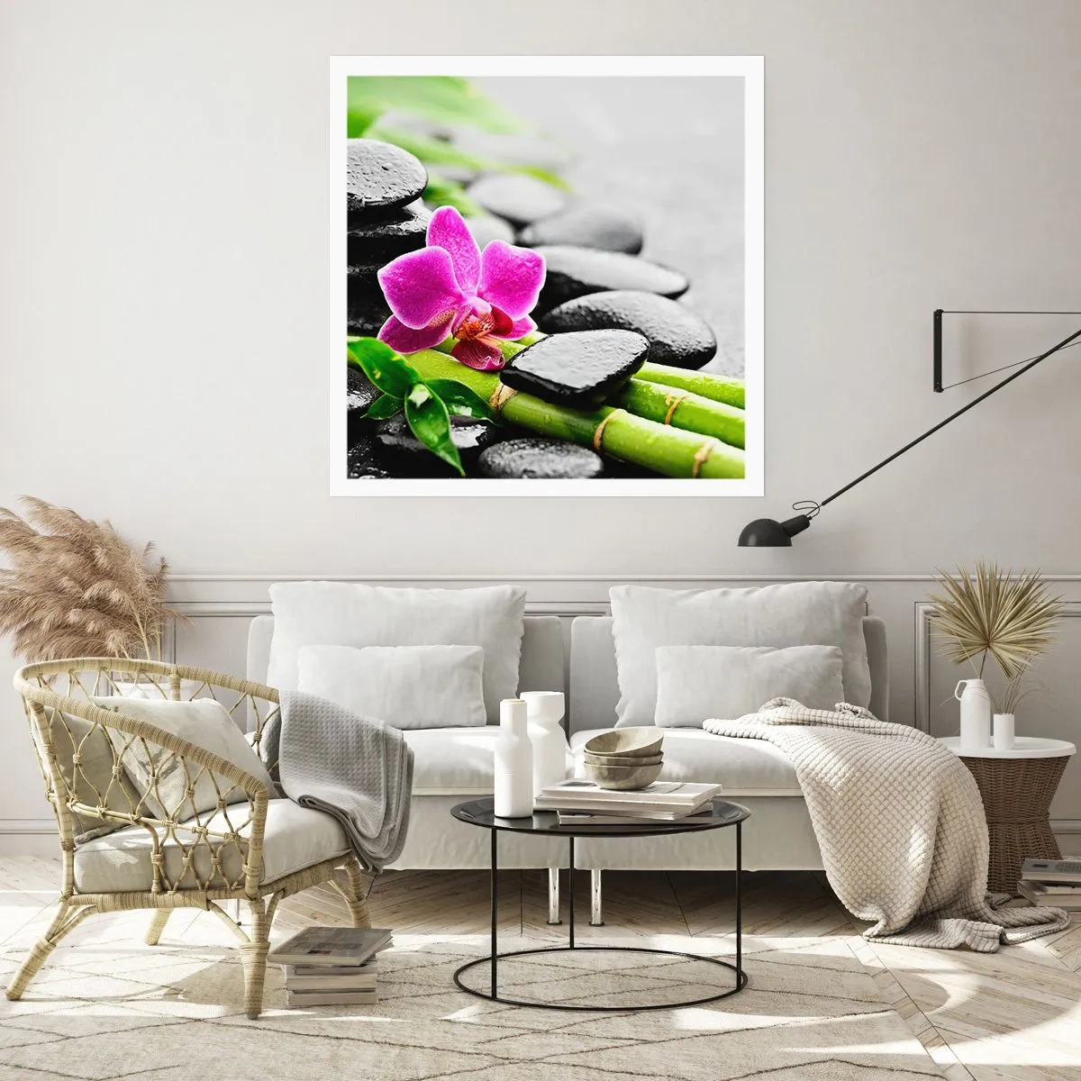 Poster - In ruhiger Balance - 60x60 cm