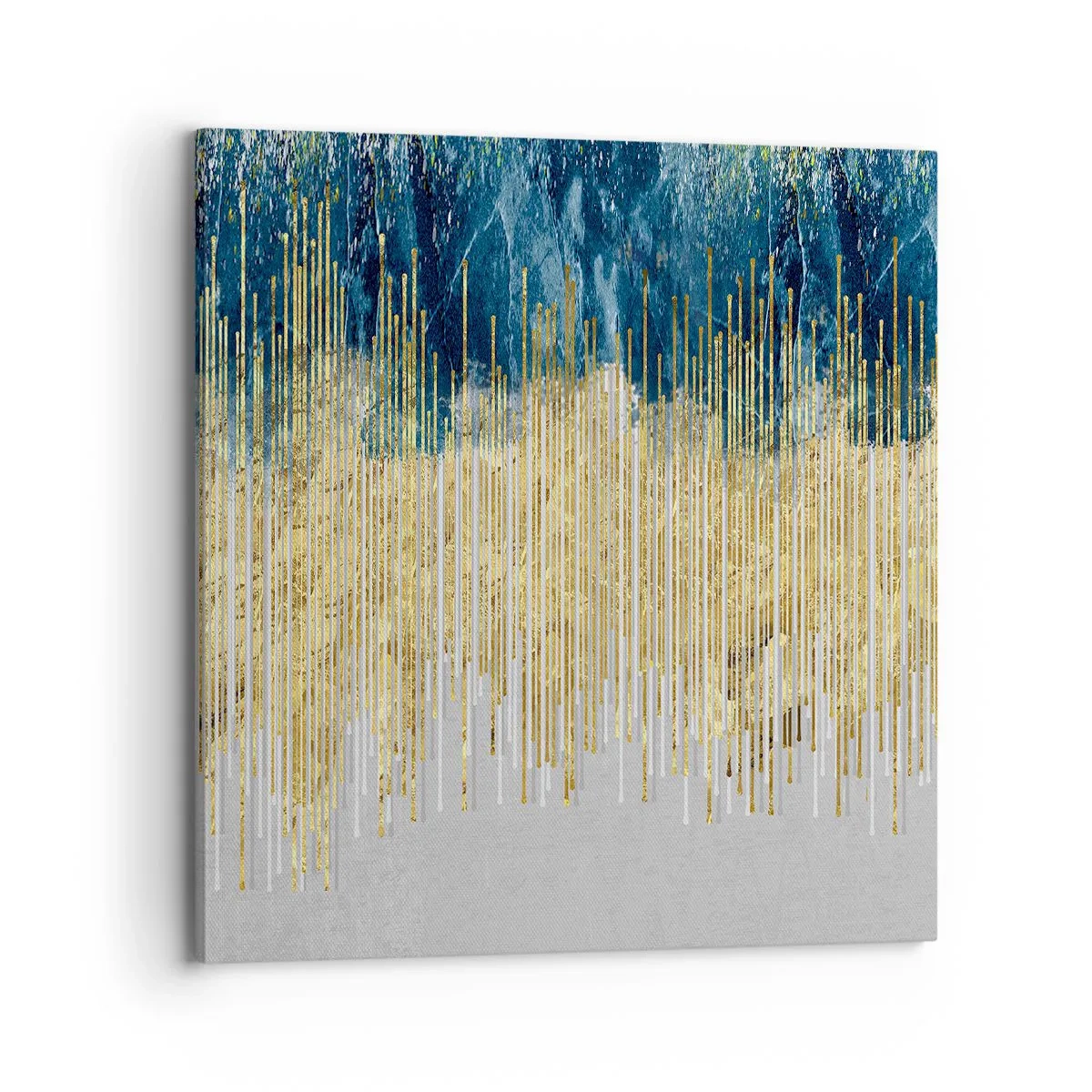 Bild auf Leinwand - Leinwandbild - Vergoldete Grenze - 70x70 cm