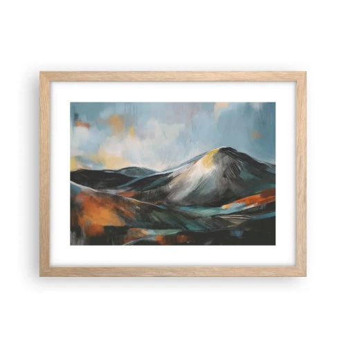 Poster in einem Rahmen aus heller Eiche - Roh und schön - 40x30 cm