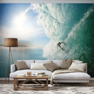 Fototapete Standard Eco - Immer Top - Landschaft, Ozean, Surfer - 300x210 cm