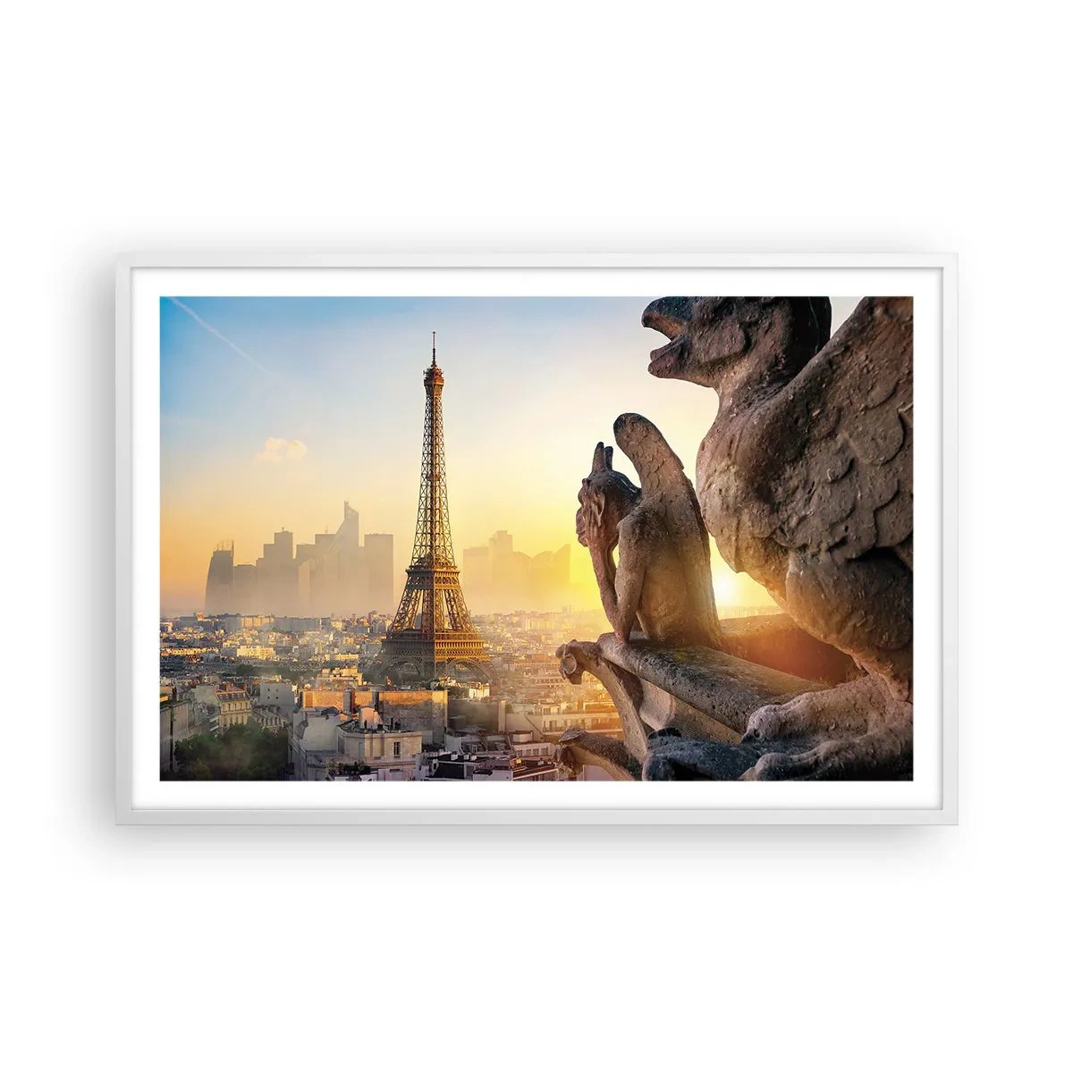 Poster in einem weißen Rahmen - Vieles hat sich geändert ... - 91x61 cm