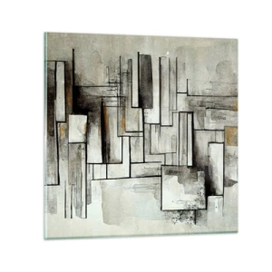 Glasbild - Bild auf glas - Kraft der Einfachheit - 60x60 cm