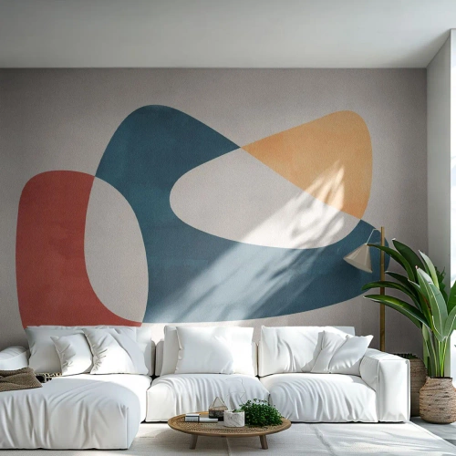 Fototapete Standard Eco - Einflüsse und Metamorphosen - Stück, Formen, Minimalistisch - 300x210 cm