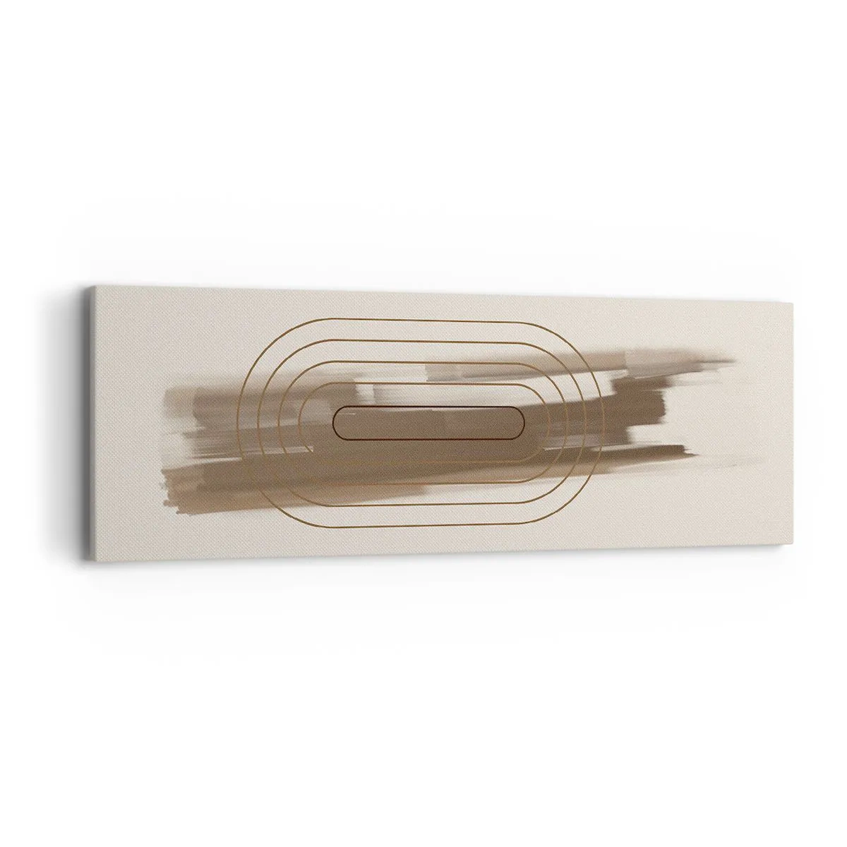 Bild auf Leinwand - Leinwandbild - Ein Hauch von Grau - 90x30 cm