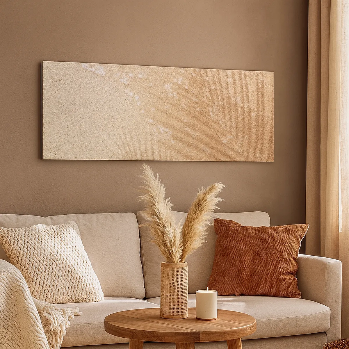 Bild auf Leinwand - Leinwandbild - Der Schatten eines heißen Sommers - 30x30 cm