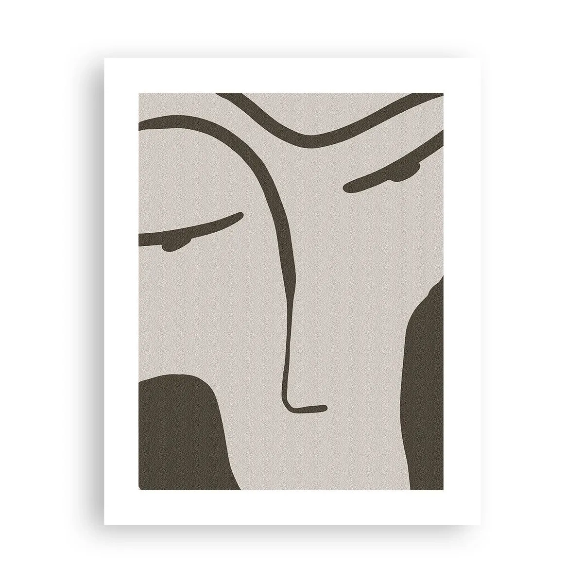 Poster - Wie ein Modigliani-Gemälde - 40x50 cm