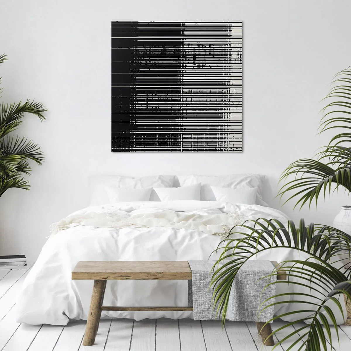 Bild auf Leinwand - Leinwandbild - Wellen und Vibrationen - 40x40 cm