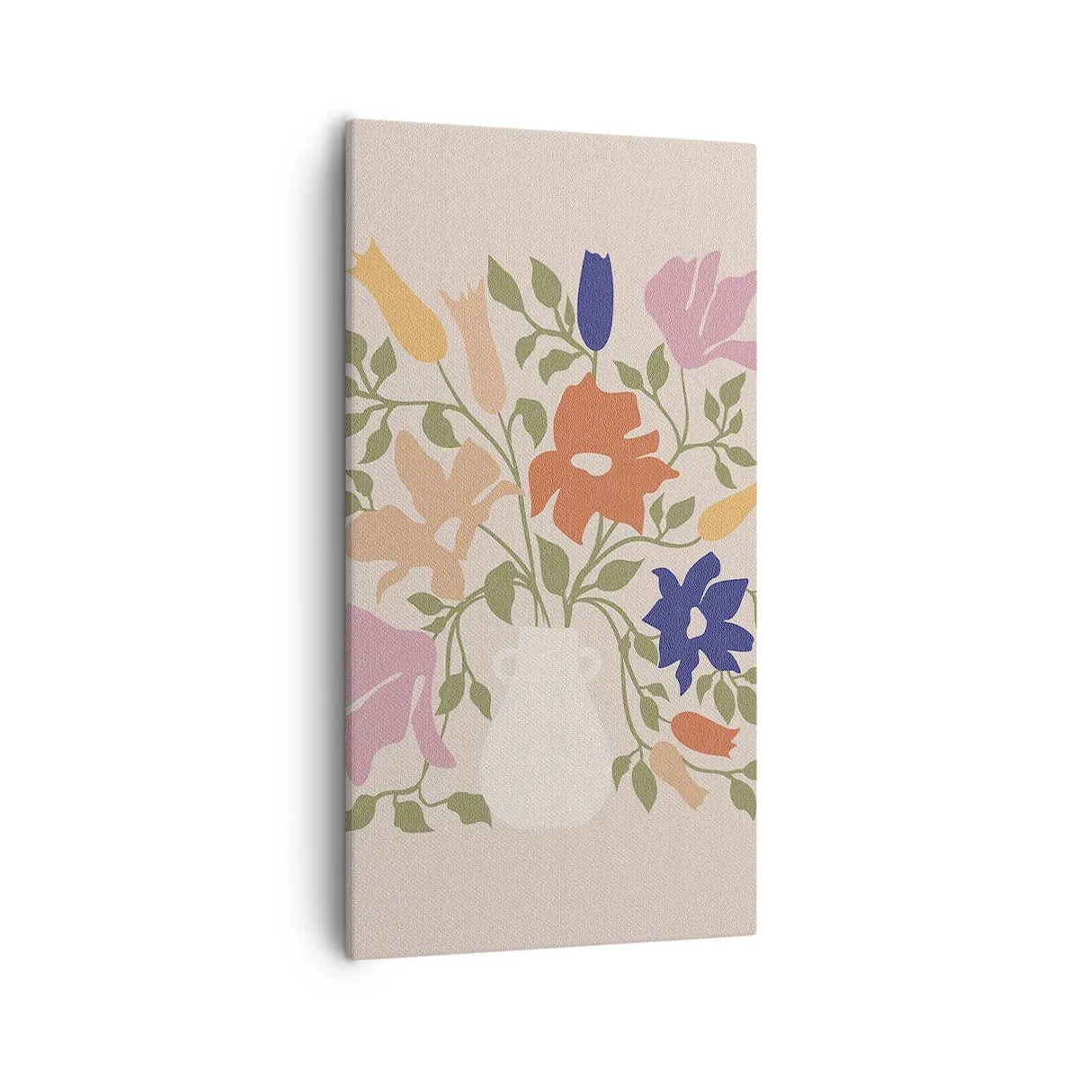 Bild auf Leinwand - Leinwandbild - Zartes Bouquet - 55x100 cm