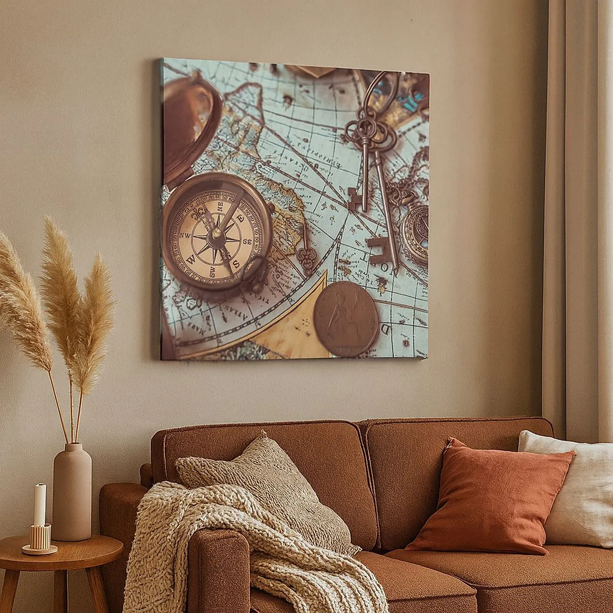 Bild auf Leinwand - Leinwandbild - Für den Abenteurer - 30x30 cm