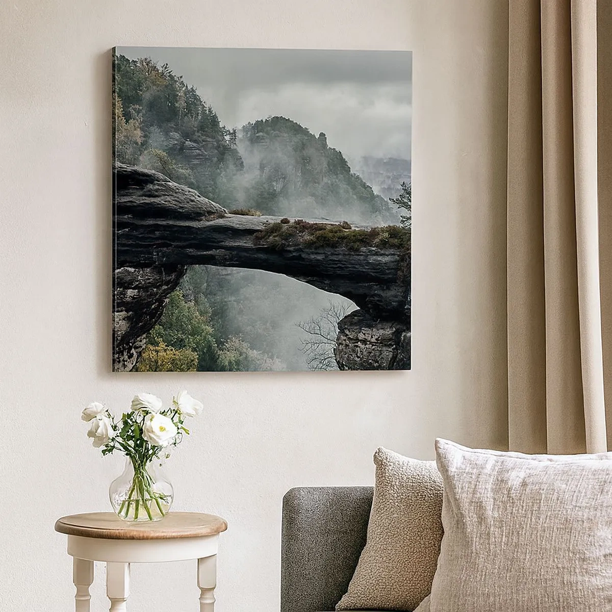 Bild auf Leinwand - Leinwandbild - Abenteuer beginnt gleich - 30x30 cm