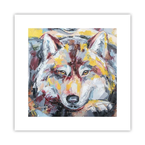 Poster - Seelenfrieden unter den Lieben - 30x30 cm