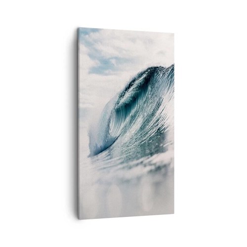 Bild auf Leinwand - Leinwandbild - Wasserspitze - 45x80 cm