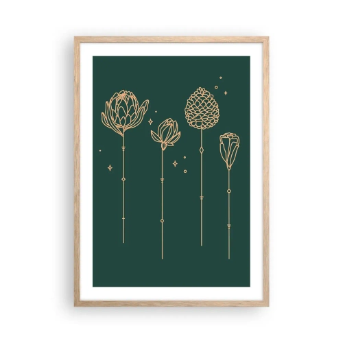 Poster in einem Rahmen aus heller Eiche - Familie ZIÓŁkowski - 50x70 cm