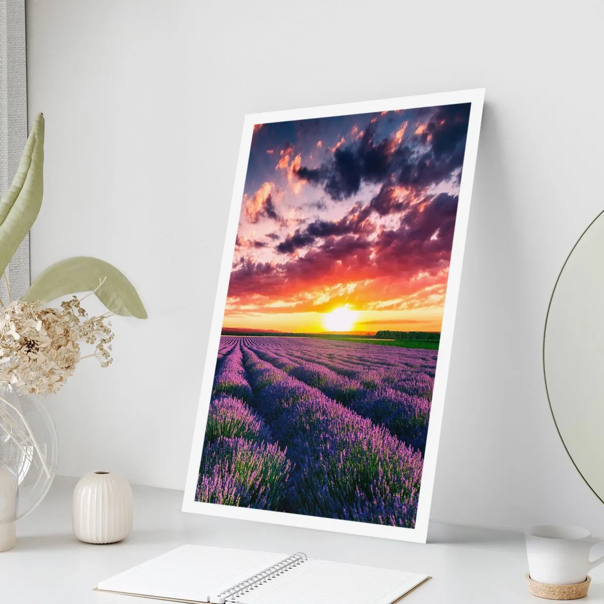 Poster - Lavendel Welt - 70x100 cm