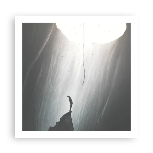 Poster - Es gibt immer einen Ausweg - 60x60 cm