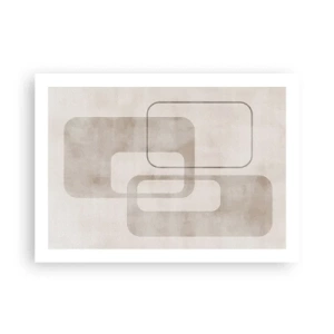 Poster - Geometrische Fuge - 70x50 cm