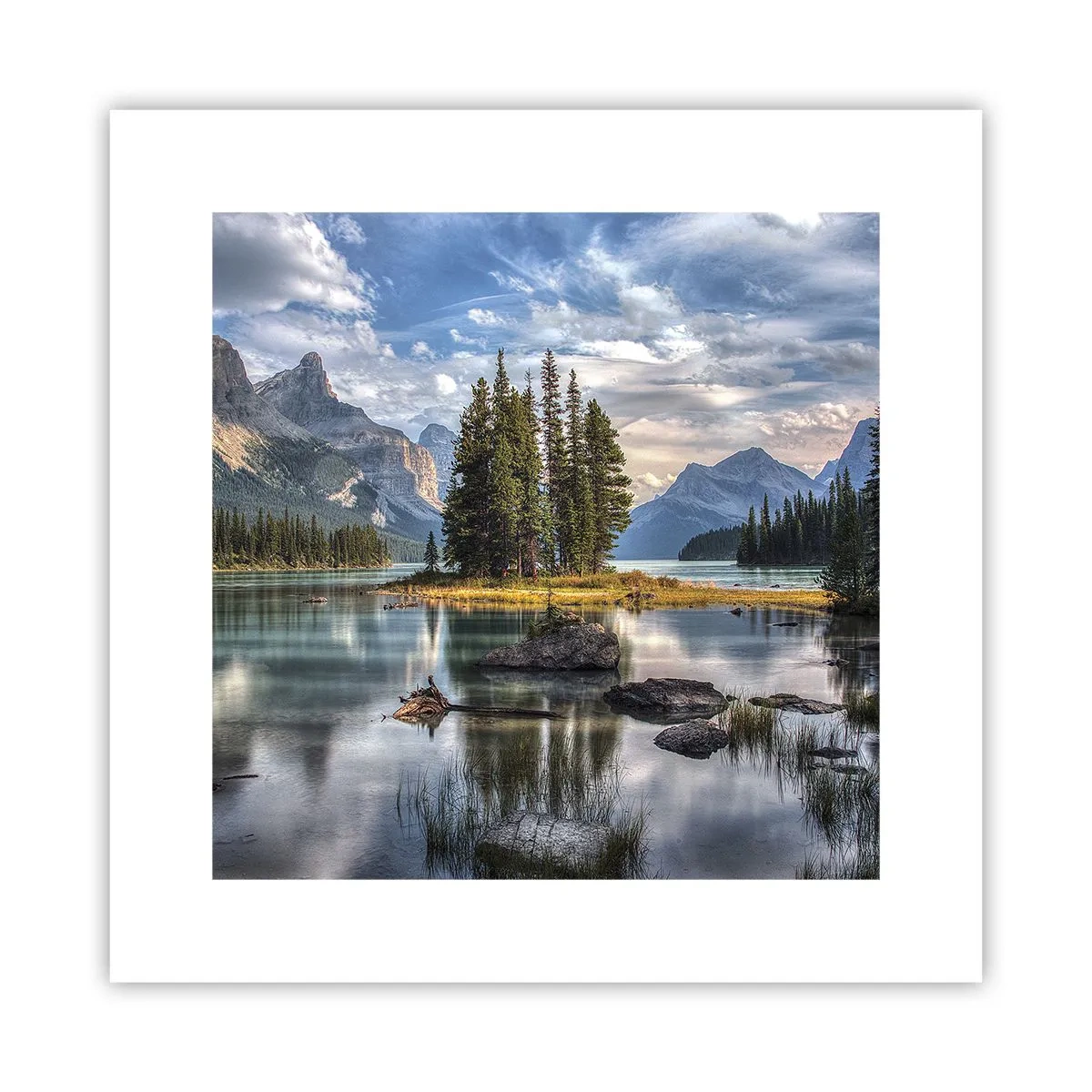 Poster - An dem tollen und sauberen Wasser ... - 30x30 cm