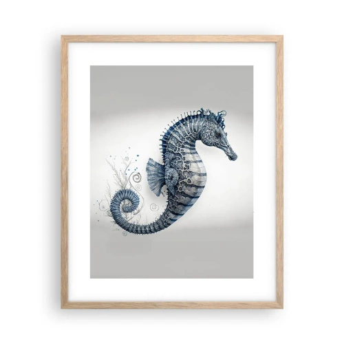 Poster in einem Rahmen aus heller Eiche - Subtiler Witz der Natur - 40x50 cm