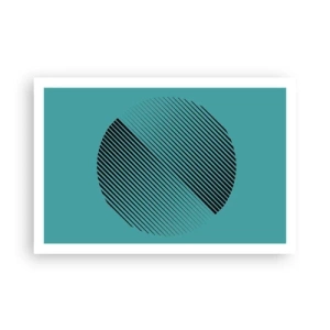 Poster - Kreis – eine geometrische Variante - 91x61 cm