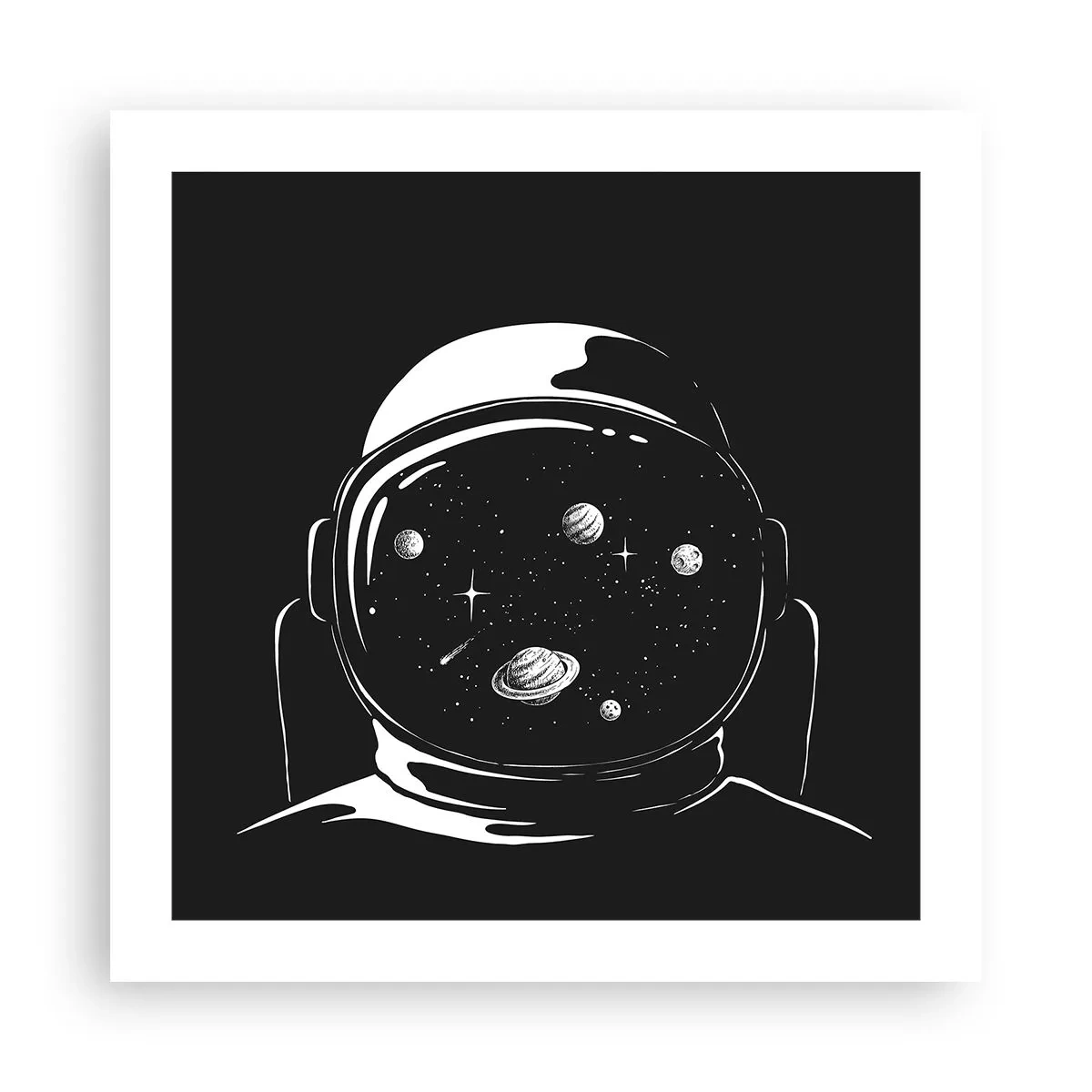 Poster - Schöne Aussicht - 50x50 cm