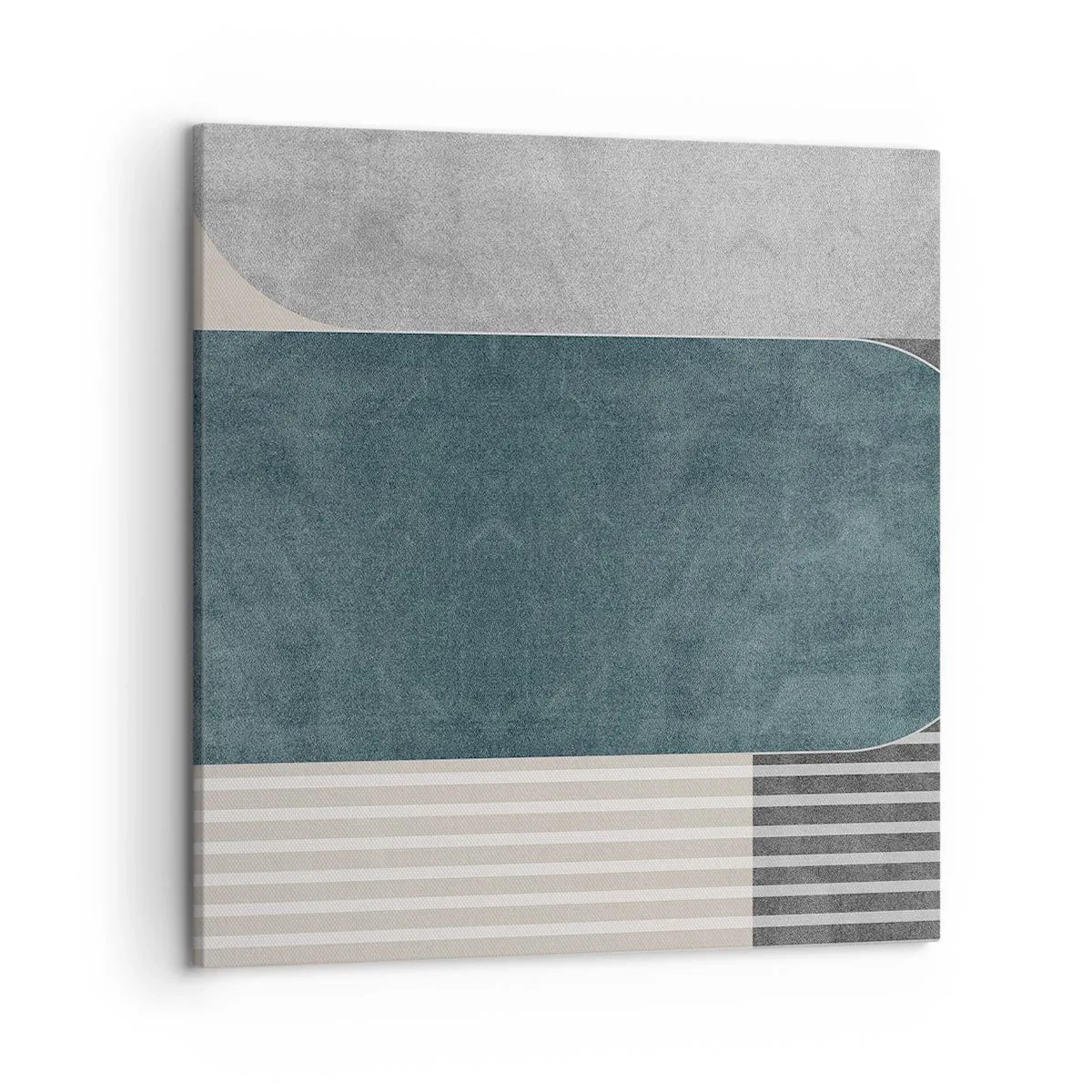 Bild auf Leinwand - Leinwandbild - Komposition auf der Ebene - 50x50 cm