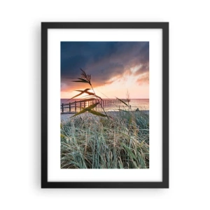 Poster in einem schwarzem Rahmen - Es vergeht nicht mit dem Wind - 30x40 cm