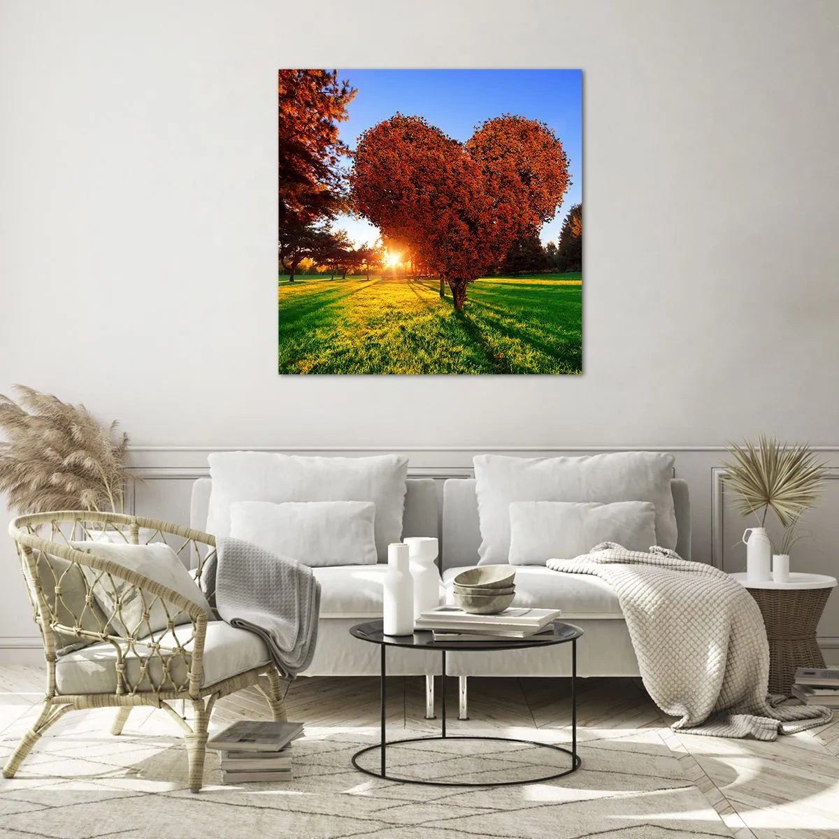 Glasbild - Bild auf glas - Und wie man den Herbst nicht liebt - 30x30 cm