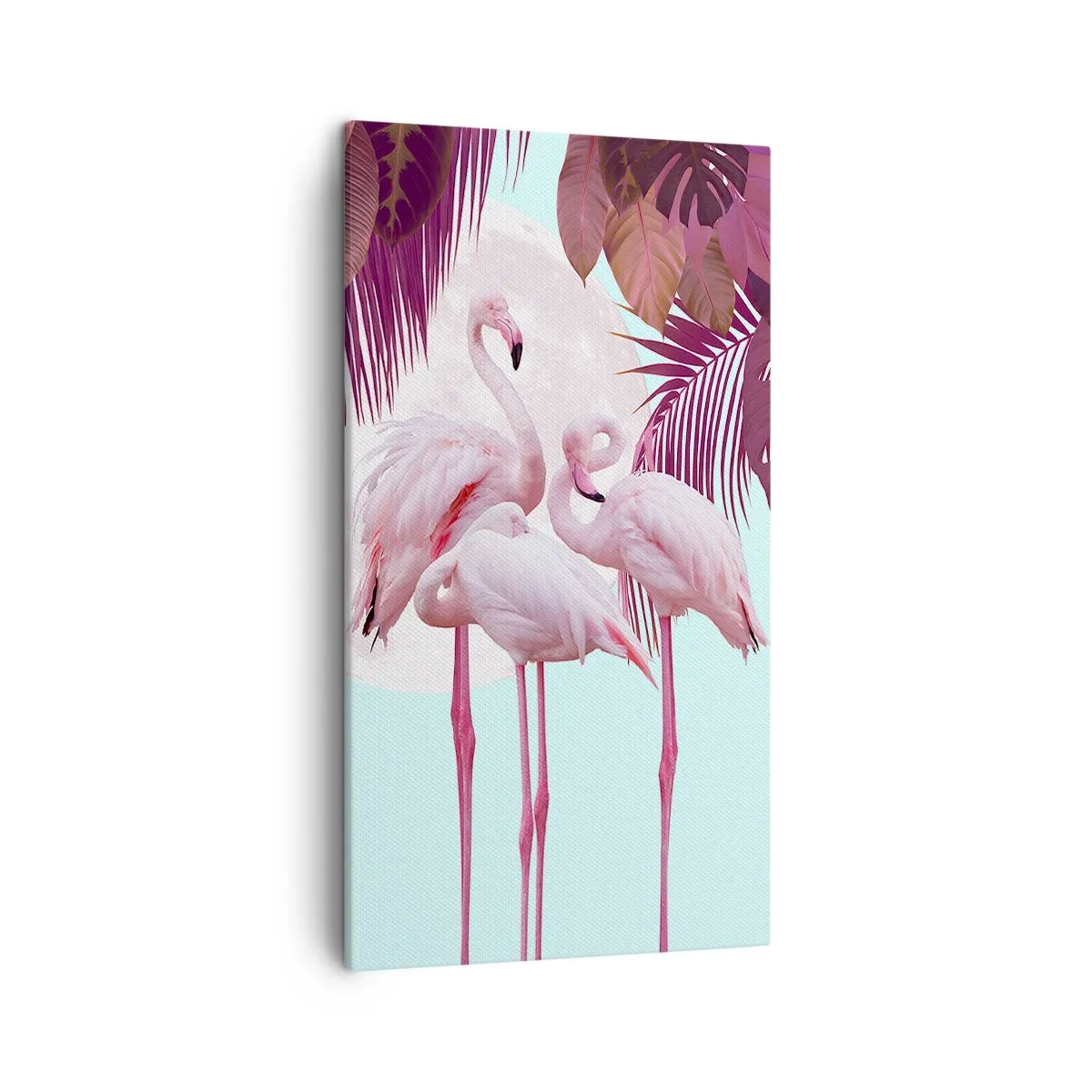 Bild auf Leinwand - Leinwandbild - Drei Vogelgnaden - 45x80 cm