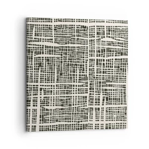 Bild auf Leinwand - Leinwandbild - Gewebte Komposition - 70x70 cm