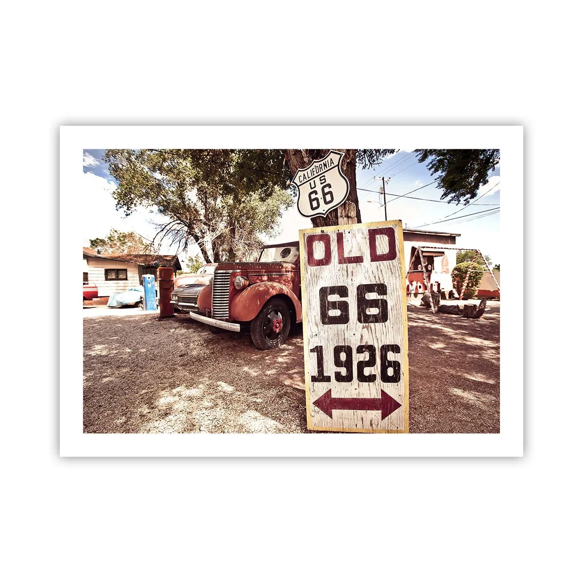 Poster - Die Legende der amerikanischen Provinz - 70x50 cm