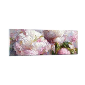 Glasbild - Bild auf glas - Strauß voller Leben - 90x30 cm