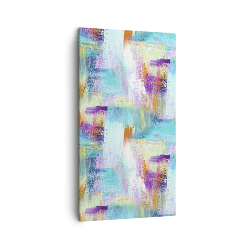 Bild auf Leinwand - Leinwandbild - Fröhlicher Labyrinth-Liner - 45x80 cm