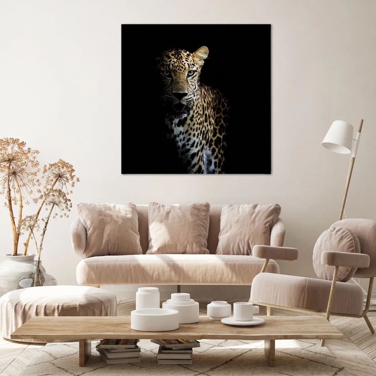 Bild auf Leinwand - Leinwandbild - Dunkle Schönheit - 50x50 cm